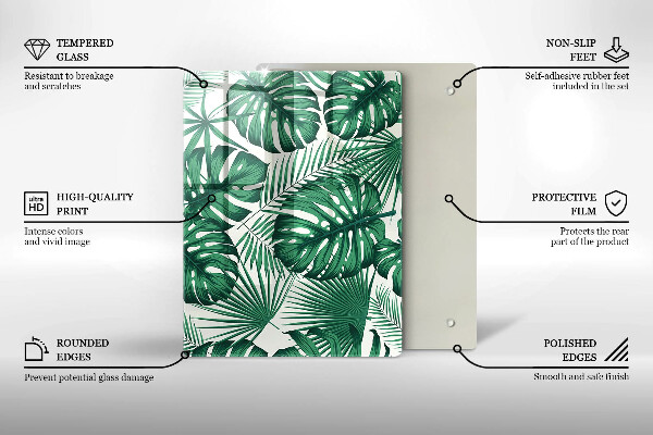 Protection pour plaque de cuisson Texture béton