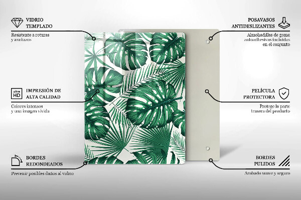 Protection pour plaque de cuisson Texture béton