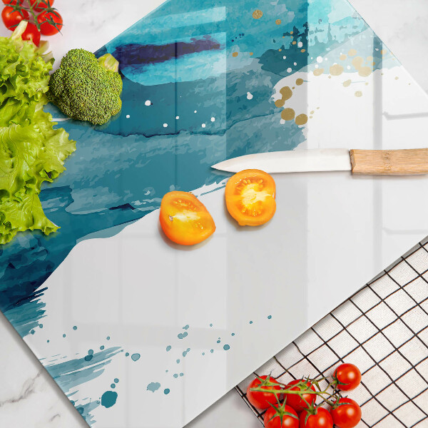 Protection pour plaque de cuisson Taches bleues