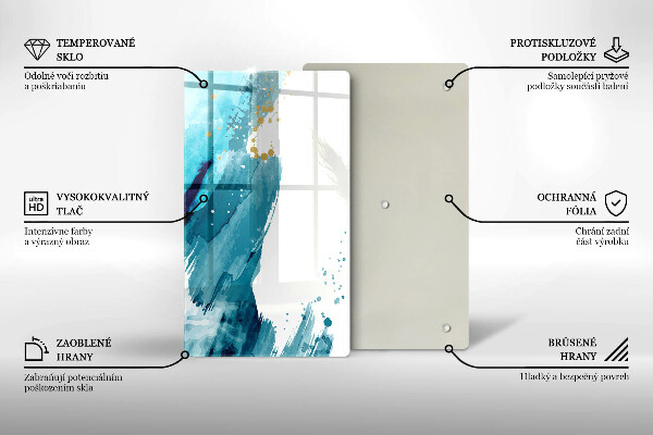 Protection pour plaque de cuisson Taches bleues