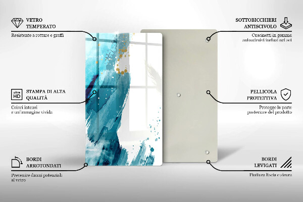 Protection pour plaque de cuisson Taches bleues