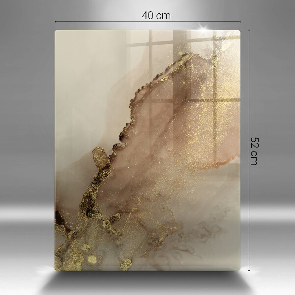 Protection pour plaque de cuisson Abstraction de l'or