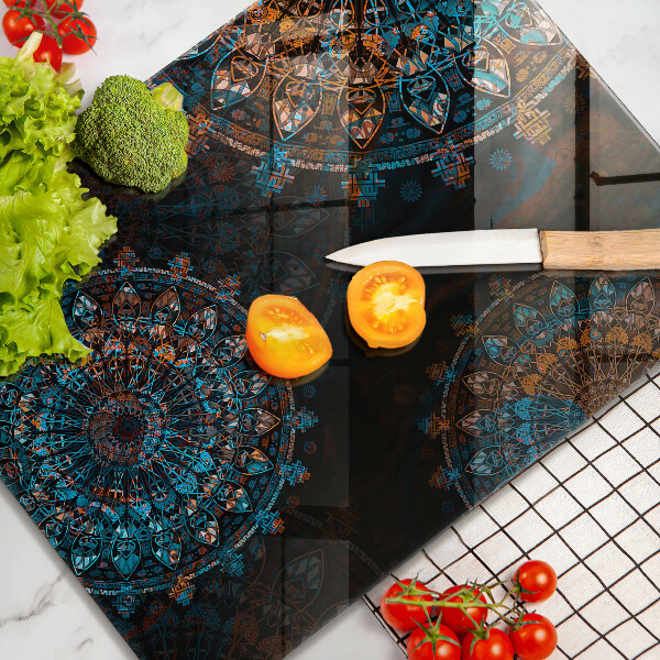 Protection pour plaque de cuisson Roues vintage bohème