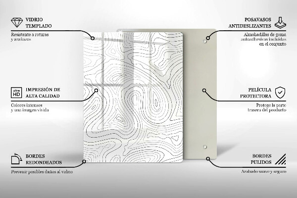 Planche à découper verre Bouchons de vin anciens