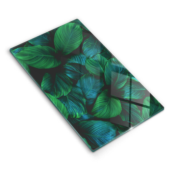 Protection pour plaque de cuisson Feuilles de la jungle