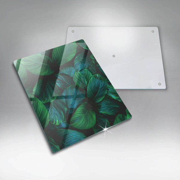 Protection pour plaque de cuisson Feuilles de la jungle