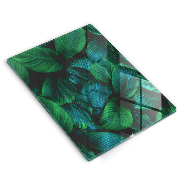 Protection pour plaque de cuisson Feuilles de la jungle
