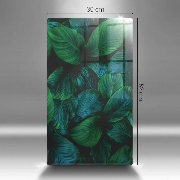 Protection pour plaque de cuisson Feuilles de la jungle