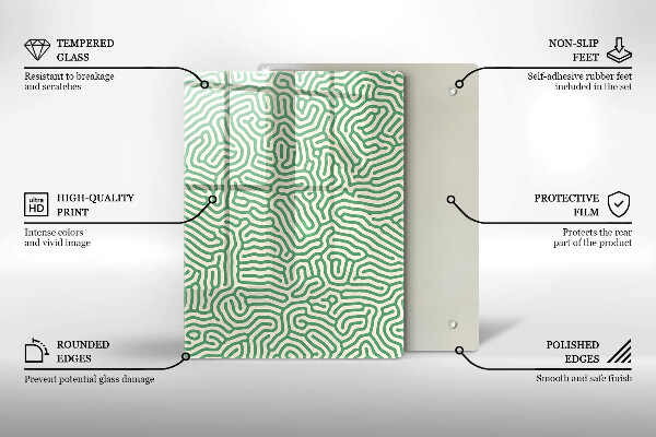 Planche à découper verre Bambous naturels