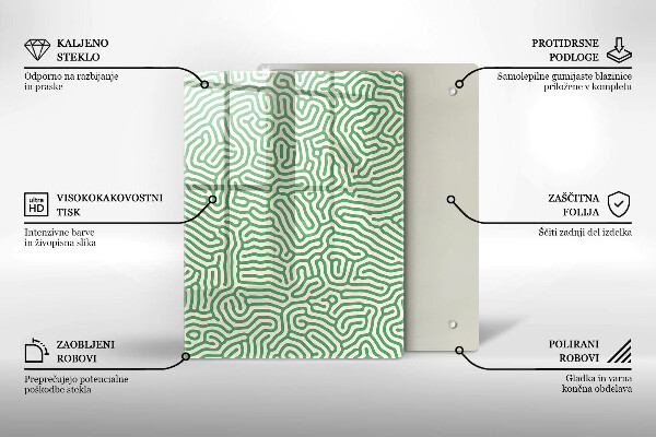 Planche à découper verre Bambous naturels