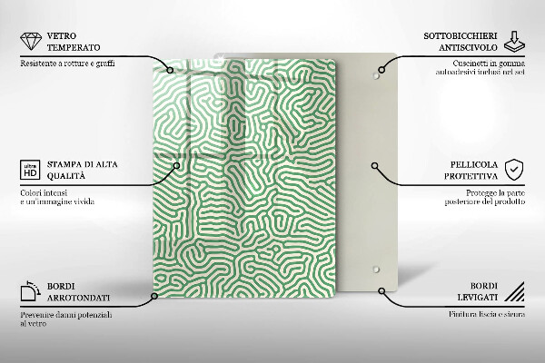 Planche à découper verre Bambous naturels