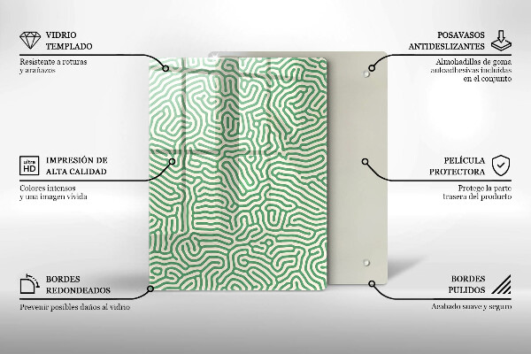 Planche à découper verre Bambous naturels