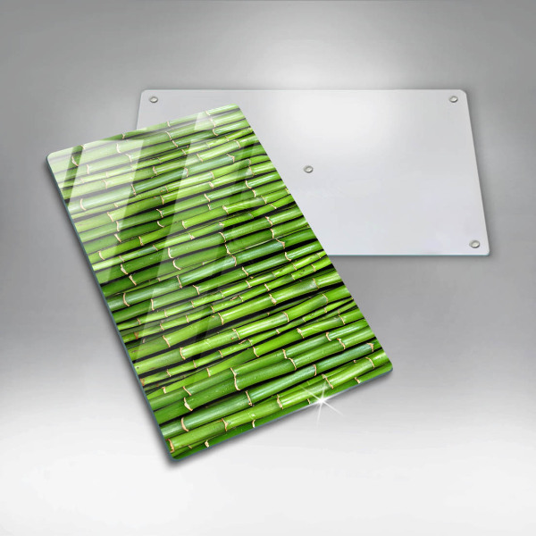 Planche à découper verre Bambous naturels