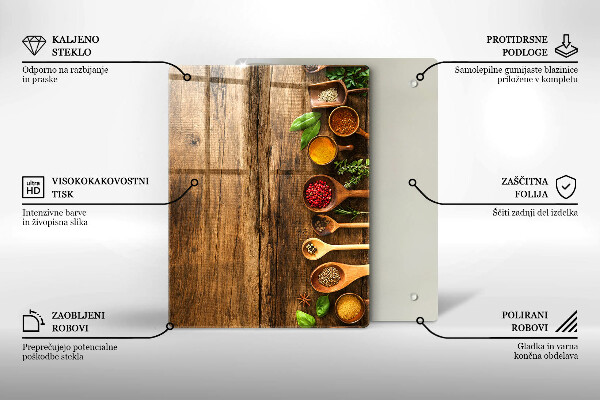Planche à découper verre Planches et feuilles de bois