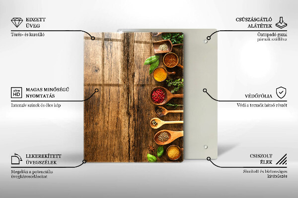 Planche à découper verre Planches et feuilles de bois