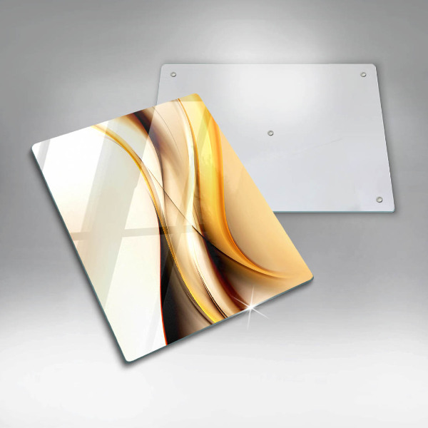 Planche à découper verre Lignes de fumée abstraites