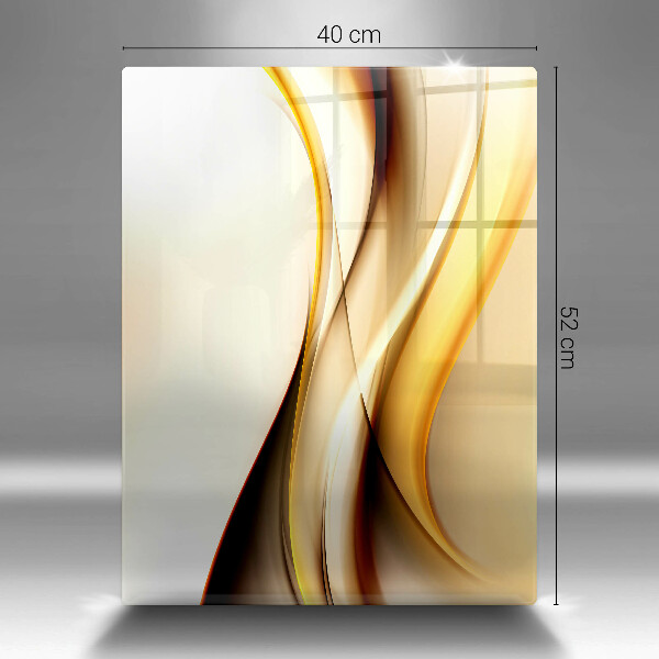 Planche à découper verre Lignes de fumée abstraites