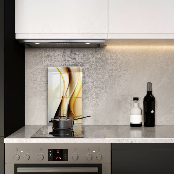 Planche à découper verre Lignes de fumée abstraites