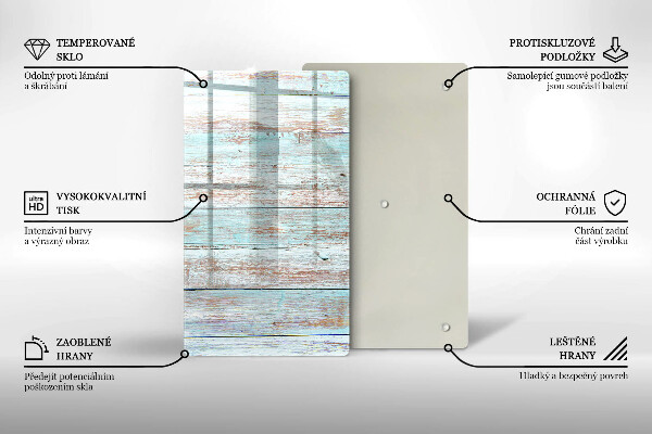 Planche à découper verre Planches anciennes vintage