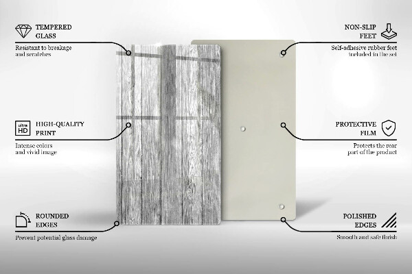 Planche à découper verre Vieilles planches de bois