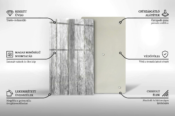 Planche à découper verre Vieilles planches de bois