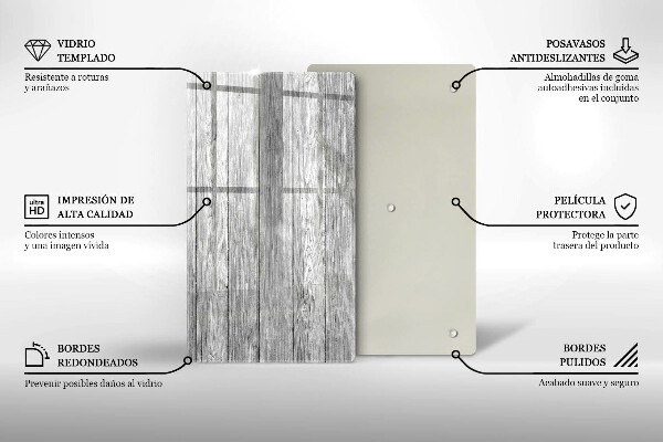 Planche à découper verre Vieilles planches de bois