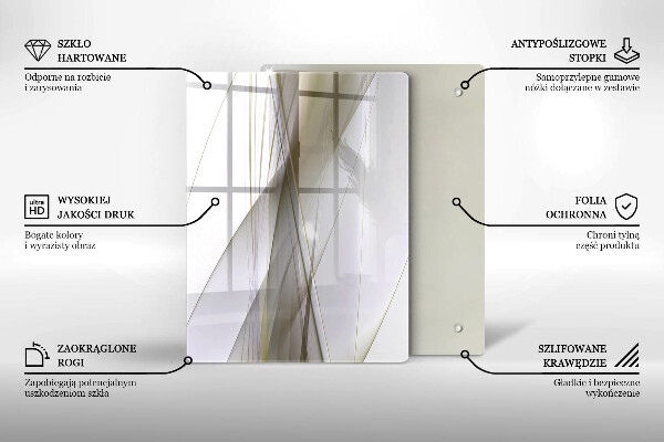 Planche à découper verre Fond d'abstraction de structure
