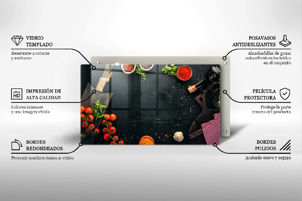 Protège plaque de cuisson tomates cerises