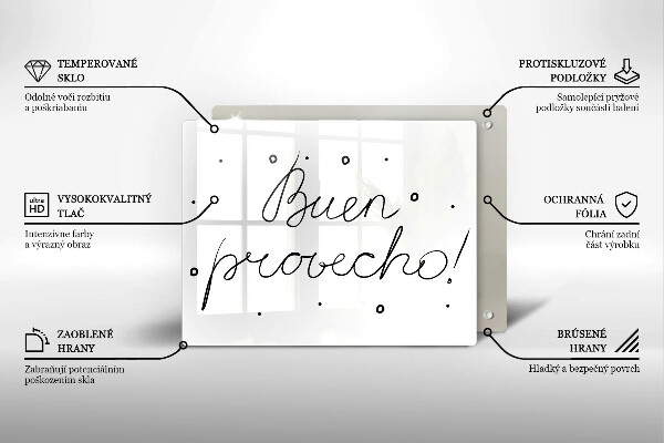 Protège plaque de cuisson Buen provecho!