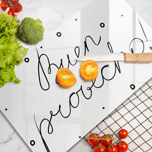 Protège plaque de cuisson Buen provecho!