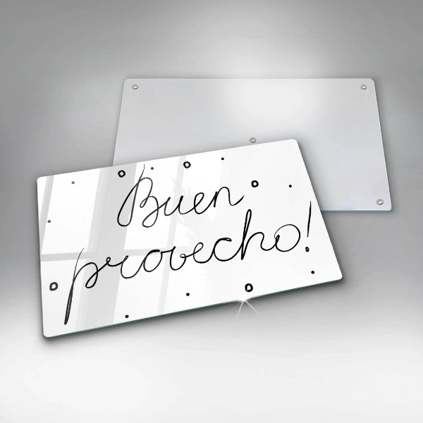 Protège plaque de cuisson Buen provecho!