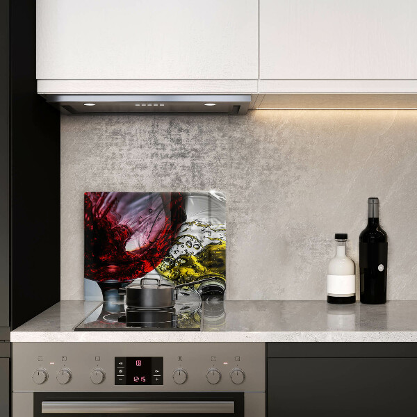 Protège plaque de cuisson Verres de vin