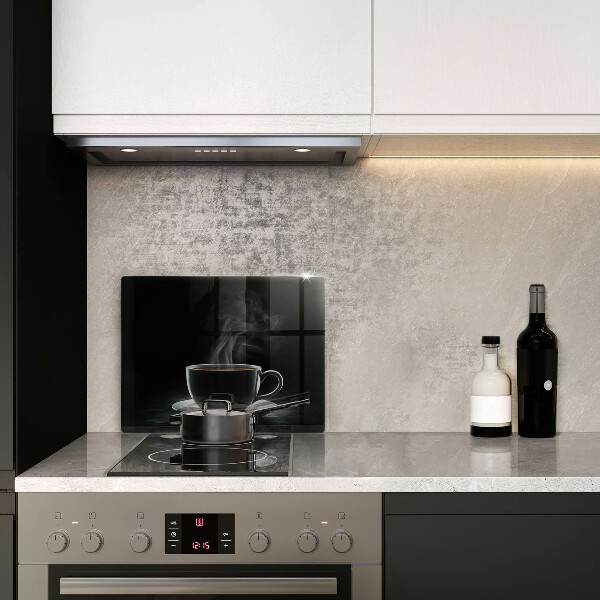 Protège plaque de cuisson Tasse de café chaude