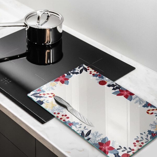 Protège plaque de cuisson décorations de Noël