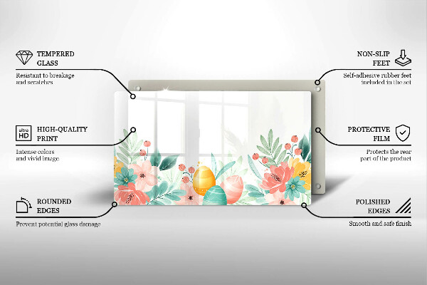 Protège plaque de cuisson œufs de Pâques