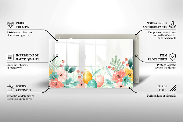 Protège plaque de cuisson œufs de Pâques