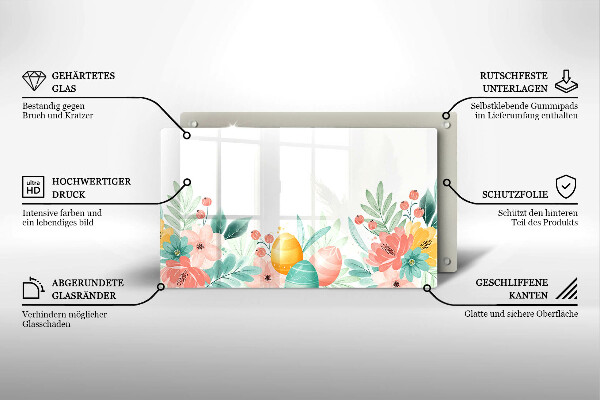 Protège plaque de cuisson œufs de Pâques