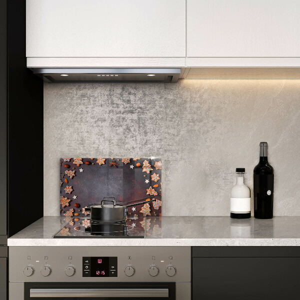 Protège plaque de cuisson Noël en pain d'épice