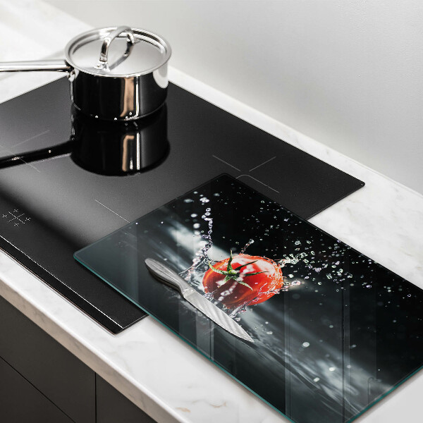 Protège plaque de cuisson Tomate dans l'eau