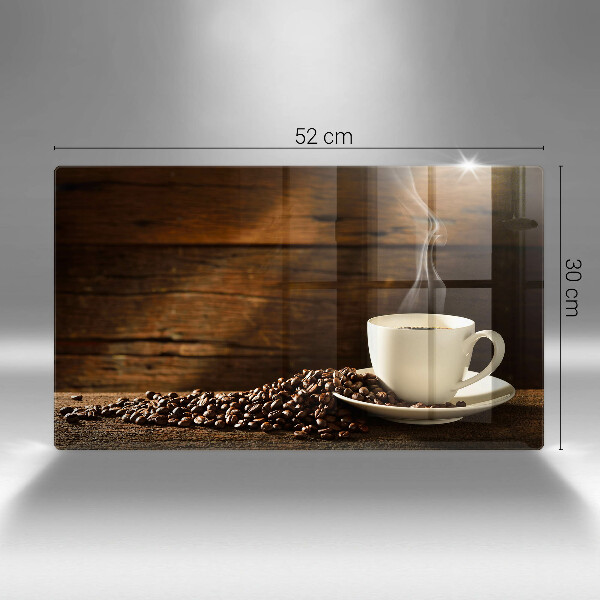 Protège plaque de cuisson Tasse à café en bois