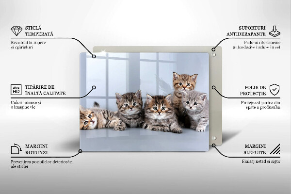 Protège plaque de cuisson De doux petits chatons