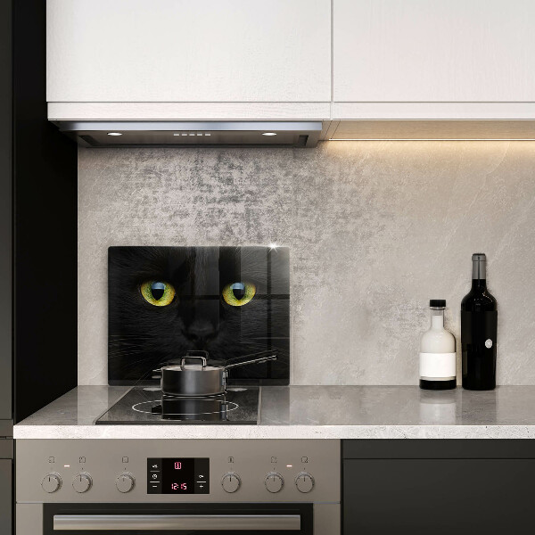 Protège plaque de cuisson Yeux de chat animaux