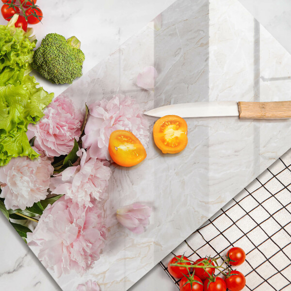 Protège plaque de cuisson Fleurs de roses délicates