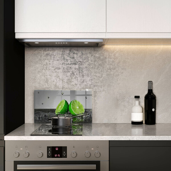 Protège plaque de cuisson Citrons verts juteux et eau