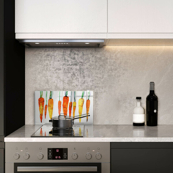 Protège plaque de cuisson Illustration de carotte