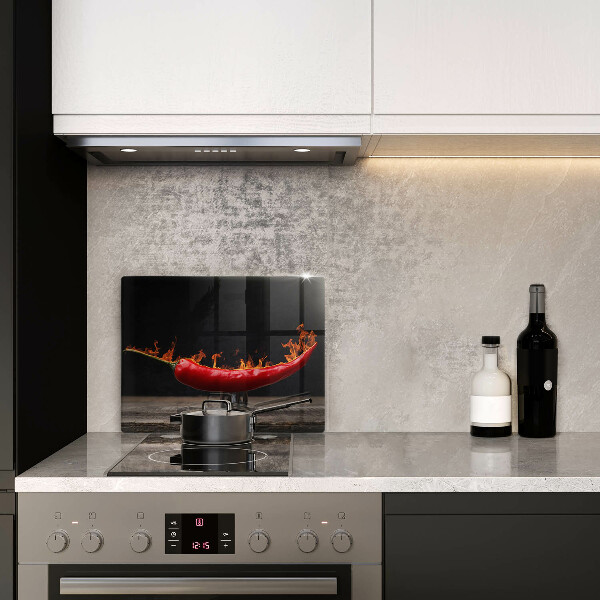 Protège plaque de cuisson Piment fort