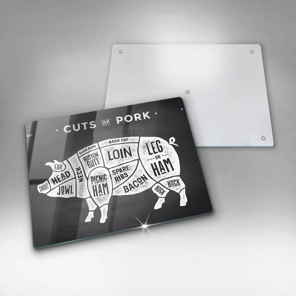 Protège plaque de cuisson Viande de porc porc