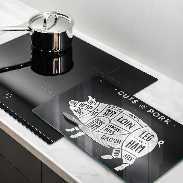 Protège plaque de cuisson Viande de porc porc