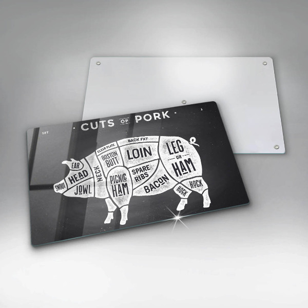 Protège plaque de cuisson Viande de porc porc
