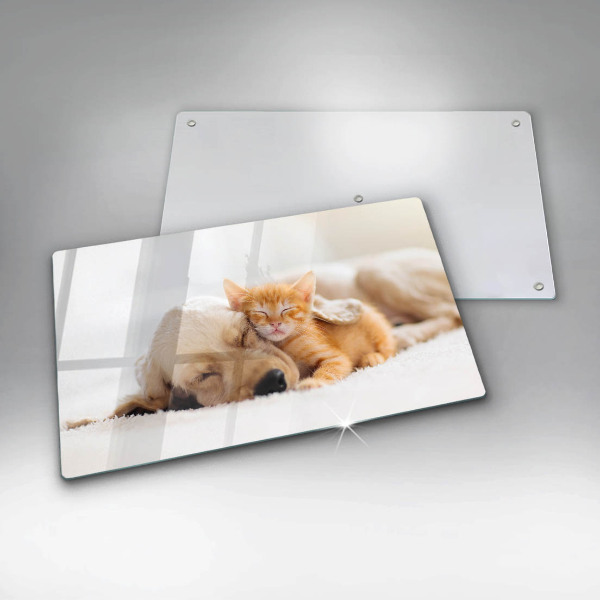 Protège plaque de cuisson Animaux chien et chat